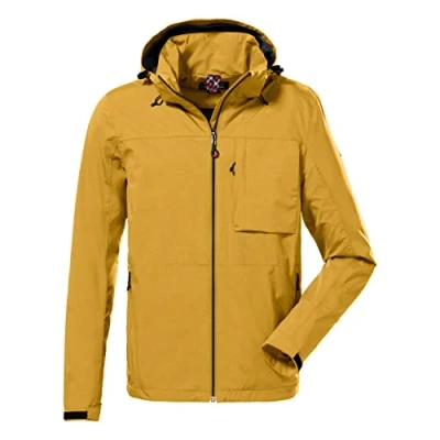 Image of Killtec KOS 106 MN JCKT 38017 000 Men&#039;s Functional Outdoor Jacket with Zip Off Hood Dark Yellow XL