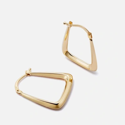 Image of Daisy London X Polly Sayer Creole Gold Plated Earrings