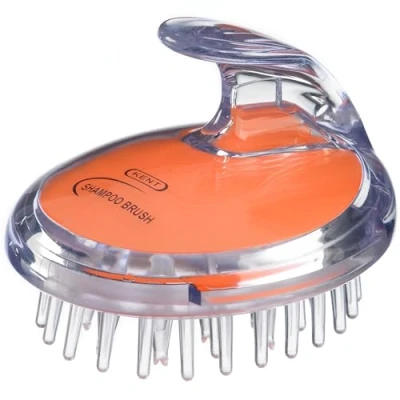 Image of Kent Shampoo and Scalp Massage Brush Orange (PACK OF 1)