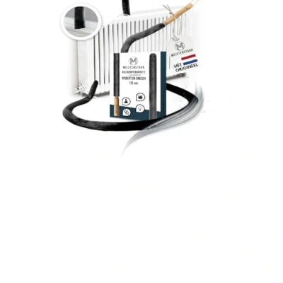 Image of THE ORIGINAL Radiator Cleaner Brush 115cm I Flexible Scratch Free Washable Cleaning Duster Long Thin Fits 99% of Gridded &amp; Non Radiators Black