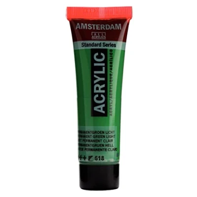 Image of Amsterdam Standard Series Acrylic Tube 20ml Permanent Green Light 618 (17046180)