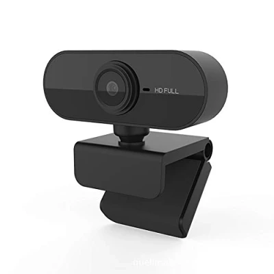 Image of Shanrya HD Computer Webcam, USB Connected with Microphone 1080P Web Camera, for PC Desktop Video Conference Notebook Parts(black)