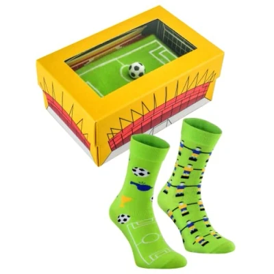 Image of Rainbow Socks Women Men Novelty Football Gift 1 Pair Size 12 14