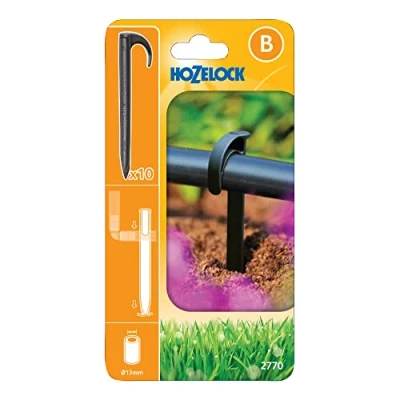 Image of Hozelock Supply Tube Stake 13mm, 10 Pack