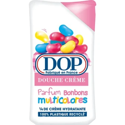 Image of DOP (DOPA3) Douceurs d&#039;Enfance Cream Shower Gel with Multi Coloured Sweets