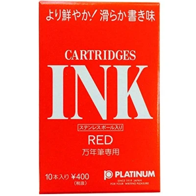 Image of Platinum Ink Cartridges (Red) Red