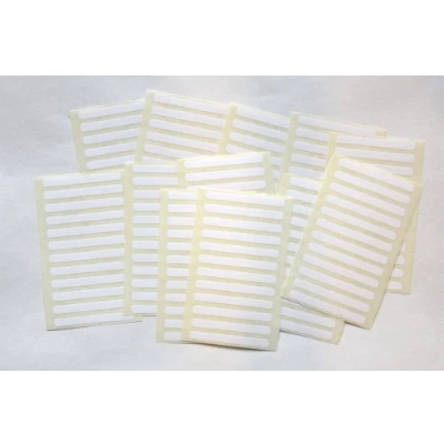 Image of 144 White Stickers Sticky Coloured Self Adhesive Labels for Colour Coding