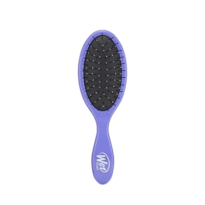 Image of WetBrush Custom Care Thin Hair Detangler, Soft Bristles For Gentle Detangling, Less No Snagging or Breakage, Fine Hair, Purple