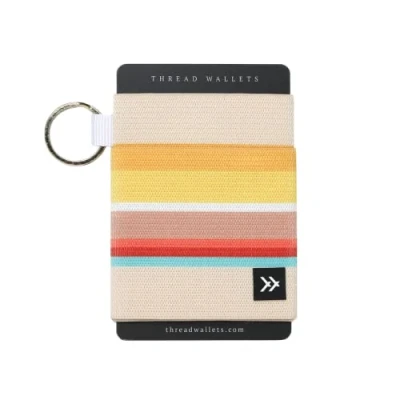 Image of Thread Wallets Slim Minimalist Wallet Front Pocket Credit Card Holder (one Size, Weekend)