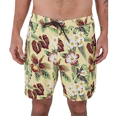 Image of Hurley Mens Phantom eco Classic 18&#039; Swimsuit, H713, 34 EU