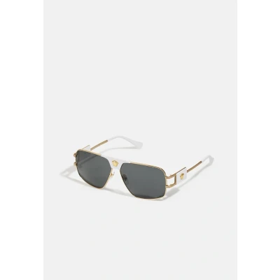 Image of Versace Unisex Sunglasses, Size: 63, Black