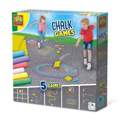 Image of SES Creative 02207 Chalk Games 5 in 1