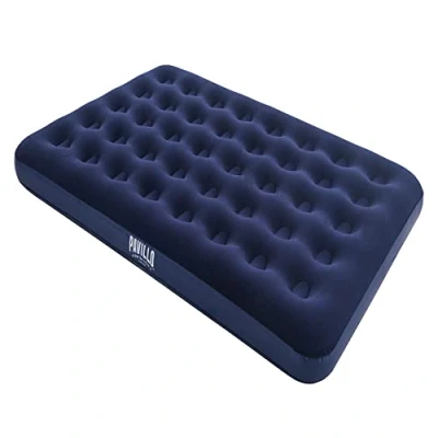 Image of Bestway 67002 Adult Inflatable Mattress 1.91 m x 1.37 22 cm Single, Navy Blue