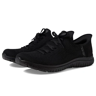 Image of Skechers Women&#039;s Virtue Divinity, Black Knit, 5.5 UK