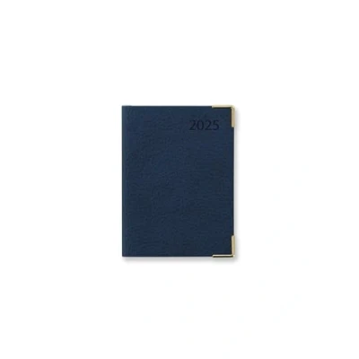 Image of Letts of London Connoisseur Mini Pocket week to view 2025 diary blue