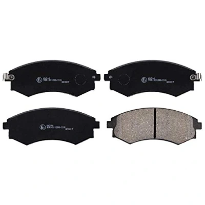 Image of 5810117A00, 5810129A80, 5810129A90, 5810129B00, 581012DA20 Brake pad set FEBI BILSTEIN 170253 Front Axle with acoustic wear warning HYUNDAI: Matrix