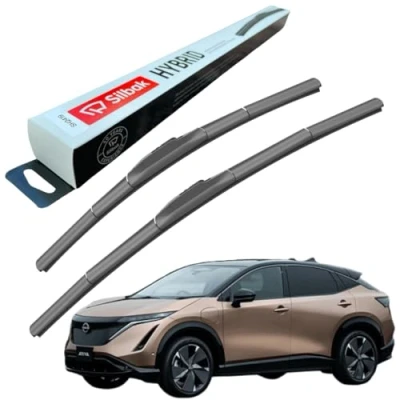 Image of Silbak Windscreen Wipers, fits for NISSAN ARIYA (2020 ONWARDS) Front Wiper Blades, 650mm/480mm