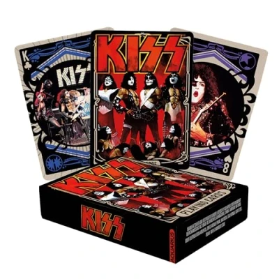 Image of AQUARIUS NEW! Kiss Photos set of 52 playing cards (+ jokers)
