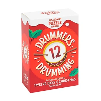 Image of Professor Puzzle 12 Drummers Drumming Card Game Ages 8+ 2 4 Players 15+ Minutes Playing Time