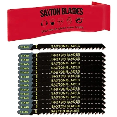 Image of 15 x Saxton Jigsaw blades Wood T144D fit Bosch, Dewalt, Hitachi, Makita, Festool, Milwaukee etc
