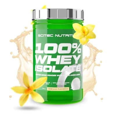 Image of Scitec Nutrition 100% Whey Isolate Powder 700g, Vanilla
