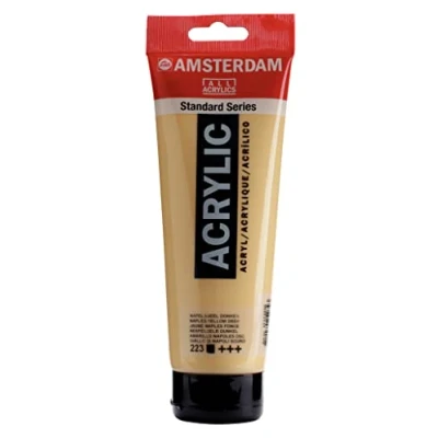 Image of Amsterdam Standard Series Acrylic Tube 250 ml Naples Yellow Deep 223 (17122230)