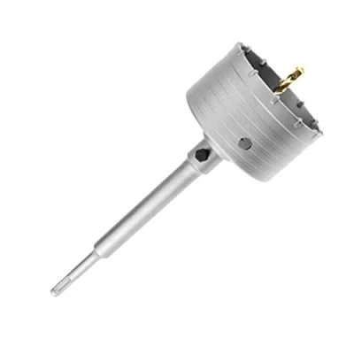 Image of Concrete Hole Saw Wall Drill bit SDS Plus Ø85mm Core for Hammer Cutter Concrete, Masonry, Cement, Silicate Brick (85mm+220mm Adapter)
