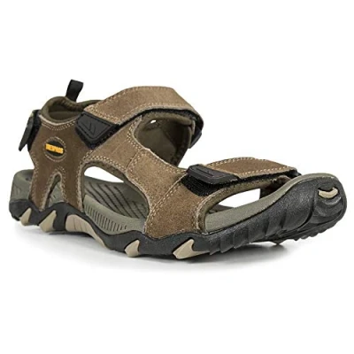 Image of Trespass Mens Belay Walking Sandals (8 UK) (Dark Sand)