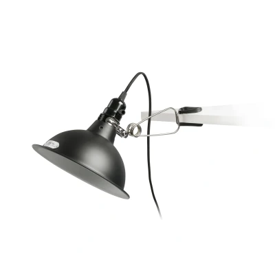 Image of Pepper 1 Light Table Clip On Lamp Black, E27