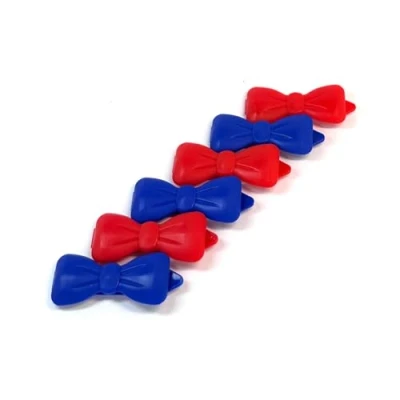Image of Dog Hair Clip Mixed Red 8 + Blue 1