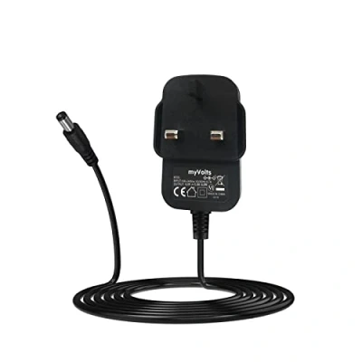 Image of MyVolts 6V power supply adaptor compatible with Lexibook Disney Frozen Anna and Elsa, RCDK100FZ Kids CD Player UK plug