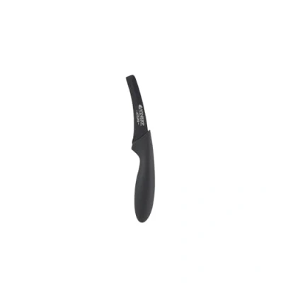 Image of Viners Assure Beak Peeling Knife Stainless Steel Blade with Squared Tip for Safety, Soft Grip Handle, Non Stick Coating, Rust Resistant, Ideal Fruit &amp; Vegetables