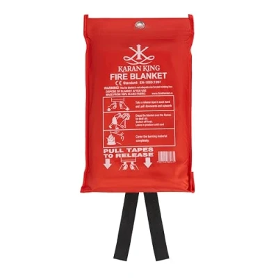Image of ZANGCO Emergency Fire Blanket Suppression Safety for Home, Kitchen, Office, and Camping Easy to Use, Flame Retardant, Heat Resistant (1)