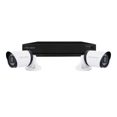 Image of ESP 4 Channel Full HD 1TB CCTV System, 2 White Bullet Cameras