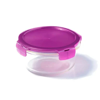 Image of Lock &amp; Eco 650ml Round Oven Glass Container