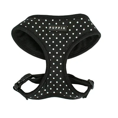 Image of Puppia Dotty Harness, Medium, Black