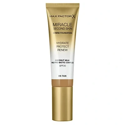 Image of Max Factor Miracle Second Skin Hydrating Foundation, Tan 30 ml