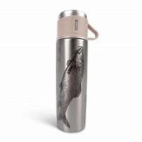Image of Korum Classic 500ml Thermal Flask Barbel, Art Work by Steve Phillips, Code K0310267