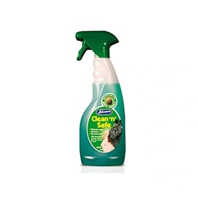 Image of Johnsons vet Products Rabbit Litter Tray Disinfectant Spray (green)
