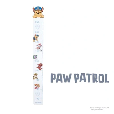 Image of roba Growth Ruler &#039;Paw Patrol&#039; Scale from 70 cm to 150 for Children White/Blue Wood