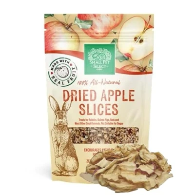 Image of Small Pet Select Dried Apple, a Natural Treat for Rabbits, Guinea Pigs, Gerbils, Hamsters, Mice, and Rats, 50g