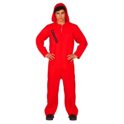 Image of FIESTAS GUIRCA 88688 ConvictoT.52 54 Adult Monkey Costume Red, L