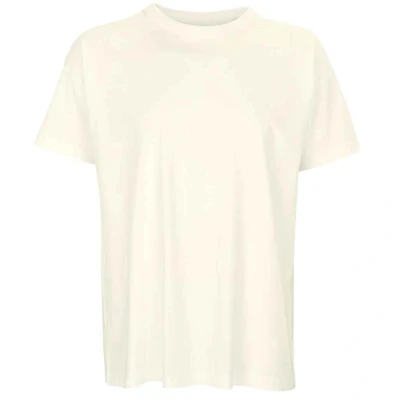 Image of SOLS Mens Boxy Organic Oversized T Shirt (Off White) Size 2XL