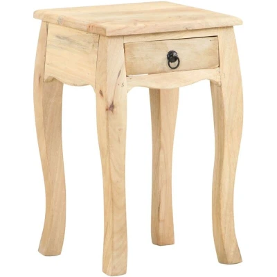 Image of vidaXL Bed Cabinet 28x28x46 cm Solid Mango Wood