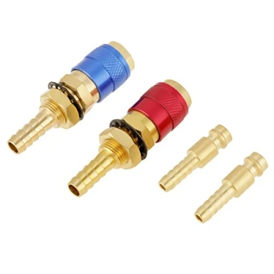 Image of Water Cooled Quick Connector TOPINCN Welding Torch No Leaks Pressure Fitting for Mig Tig Welder 2Pcs