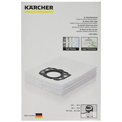 Image of Karcher Genuine Part Number 69044090 Vacuum Cleaner Fleece Filter Bag for The WD5200