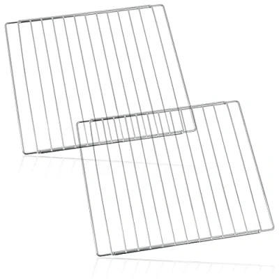 Image of SPARES2GO Universal Oven Shelf Adjustable Extendable Locking Nut Grill up to 590mm (Large) x 2
