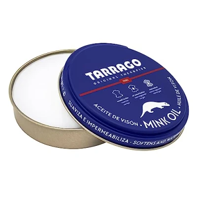 Image of Tarrago Mink Oil 100 ml Enriched Grease for Leather Goods Filler Paste Repairing All Types of Footwear On Surfaces Perfect and Textile
