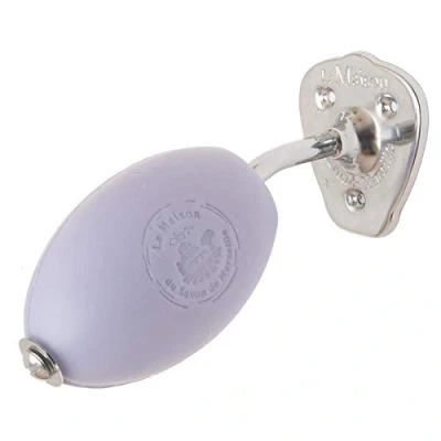 Image of Maison du Savon de Marseille Rotating Wall Mounted Soap Holder Durable Chrome Finish with 270 Gram (Lavender)