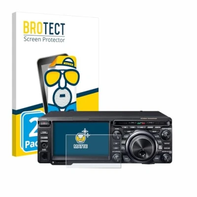 Image of brotect Screen Protector Anti Glare compatible with Yaesu FT DX10 (2 Pack) Matte, Fingerprint Protection Film